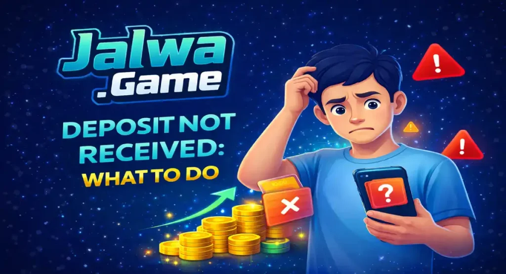 Jalwa Game Deposit not received