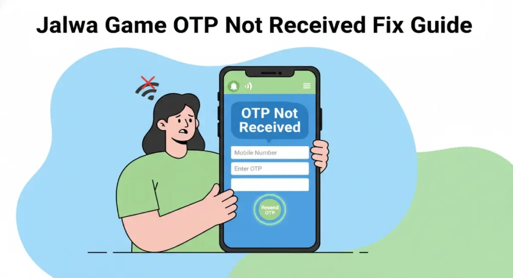Jalwa Game Not otp not recevied